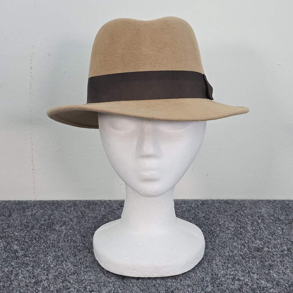 Vintage Jay Lord Hatters Giorgio Beverly‎ Hills Fur Felt Fedora Hat 7 1/8